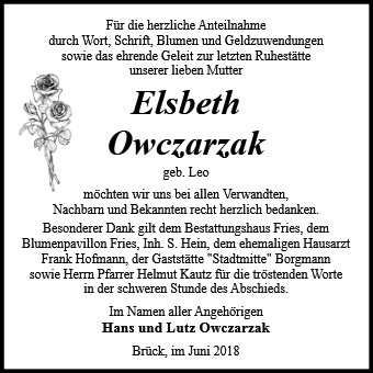 Elsbeth Owczarzak