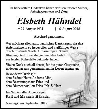 Elsbeth Hähndel