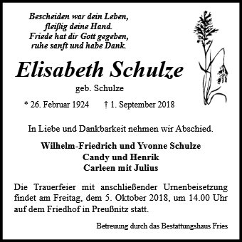 Elisabeth Schulze