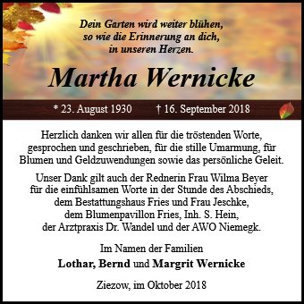 Martha Wernicke