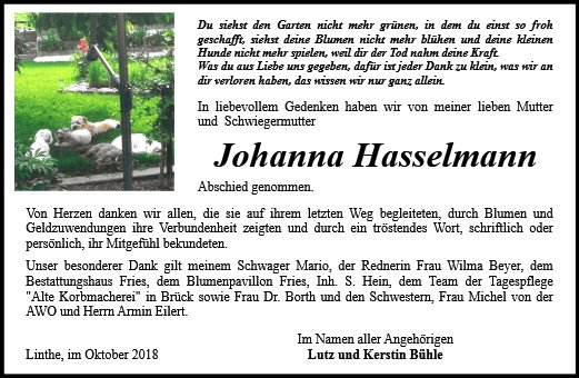 Johanna Hasselmann