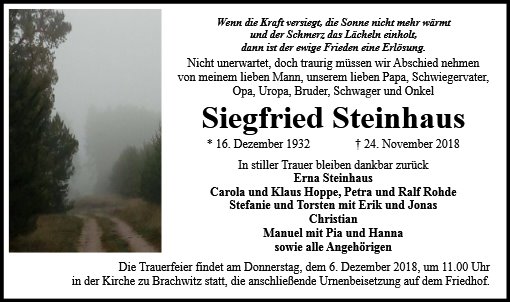 Siegfried Steinhaus