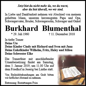 Burkhard Blumenthal