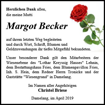 Margot Becker