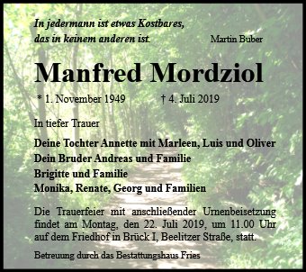 Manfred Mordziol
