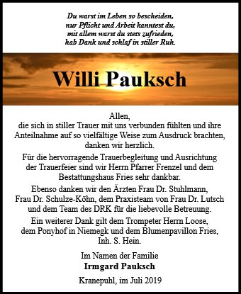 Willi Pauksch