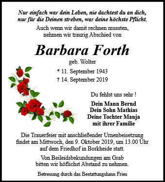 Barbara Forth