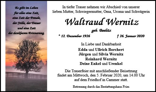 Waltraud Wernitz