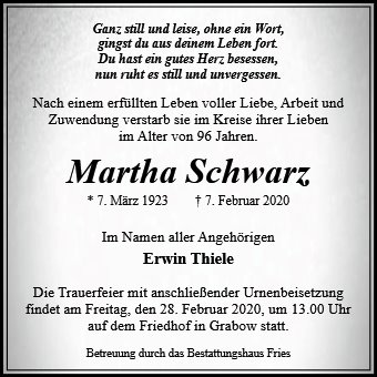 Martha Schwarz