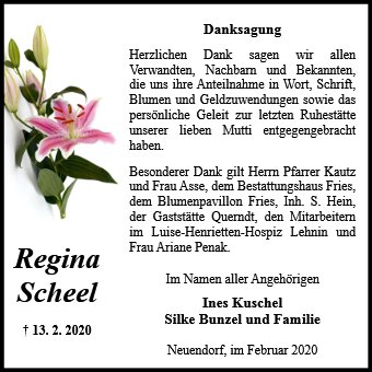 Regina Scheel