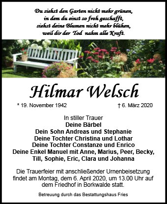 Hilmar Welsch