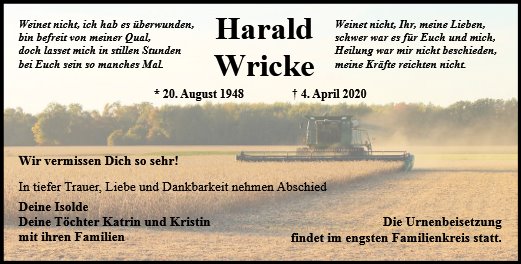 Harald Wricke