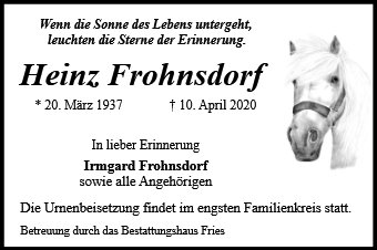 Heinz Frohnsdorf