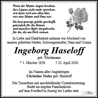 Ingeborg Haseloff