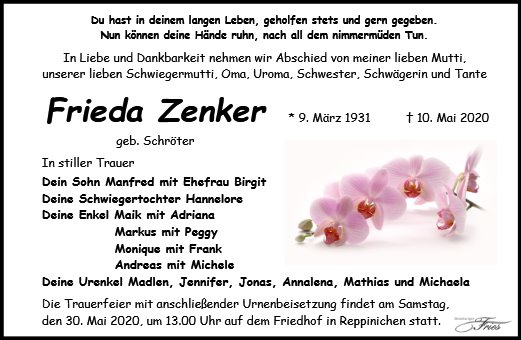 Frieda Zenker