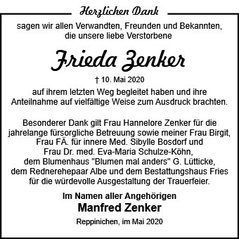 Frieda Zenker