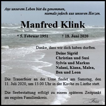 Manfred Klink