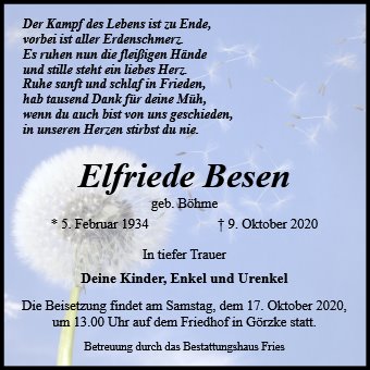 Elfriede Besen