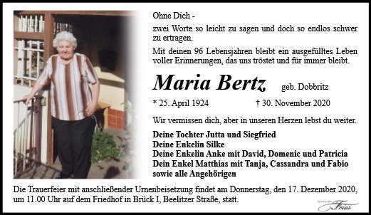 Maria Bertz