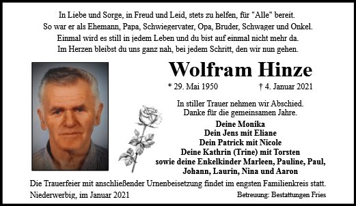 Wolfram Hinze
