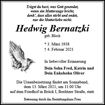 Hedwig Bernatzki