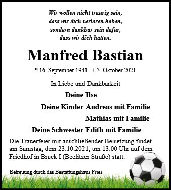 Manfred Bastian