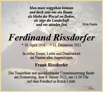 Ferdinand Rissdorfer