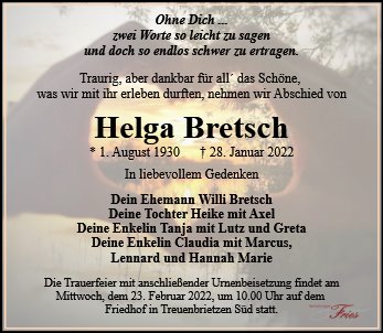 Helga Bretsch