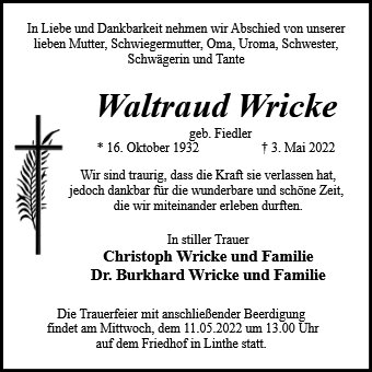 Waltraud Wricke