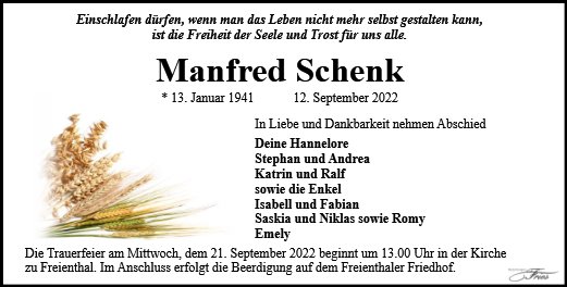 Manfred Schenk