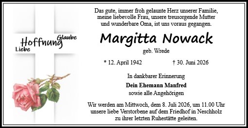 Margitta Nowack