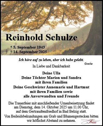Reinhold Schulze