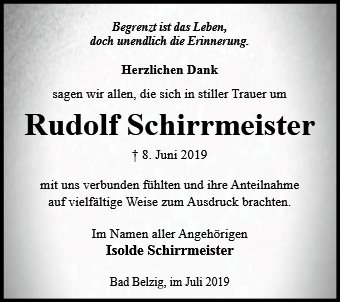 Rudolf Schirrmeister