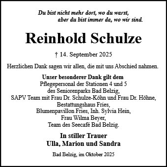 Reinhold Schulze