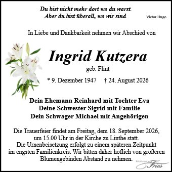 Ingrid Kutzera