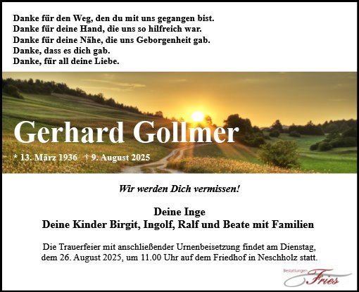 Gerhard Gollmer