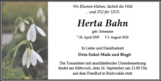 Herta Bahn