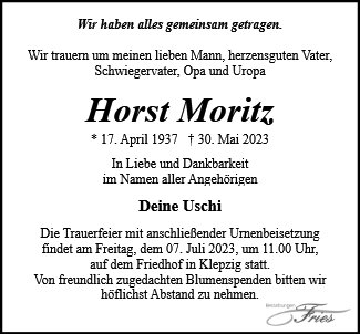 Horst Moritz