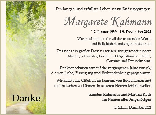 Margarete Kahmann