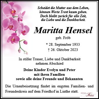 Maritta Hensel