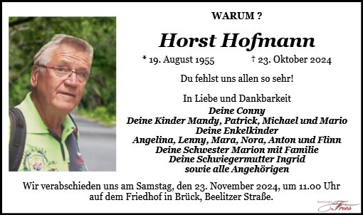 Horst Hofmann