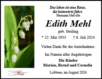 Edith Mehl