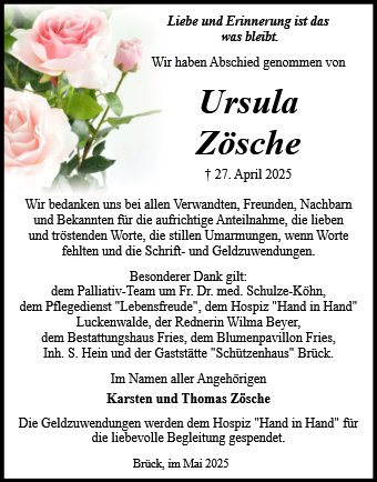 Ursula Zösche
