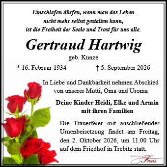Gertraud Hartwig
