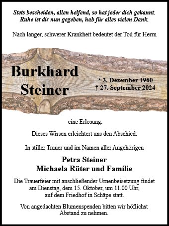 Burkhard Steiner