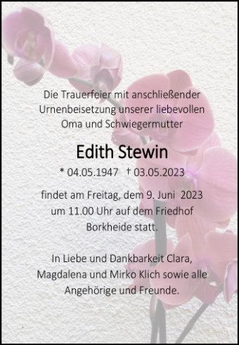 Edith Stewin