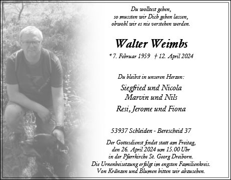 Walter Weimbs