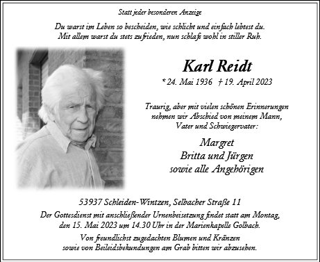 Karl Reidt