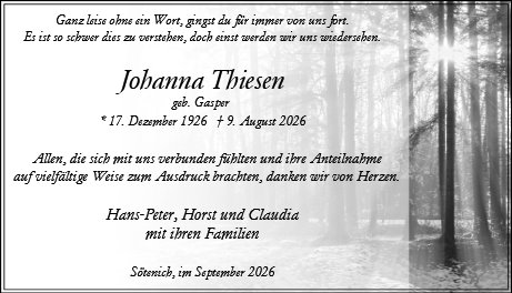 Johanna Thiesen