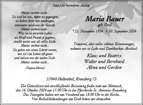 Maria Bauer